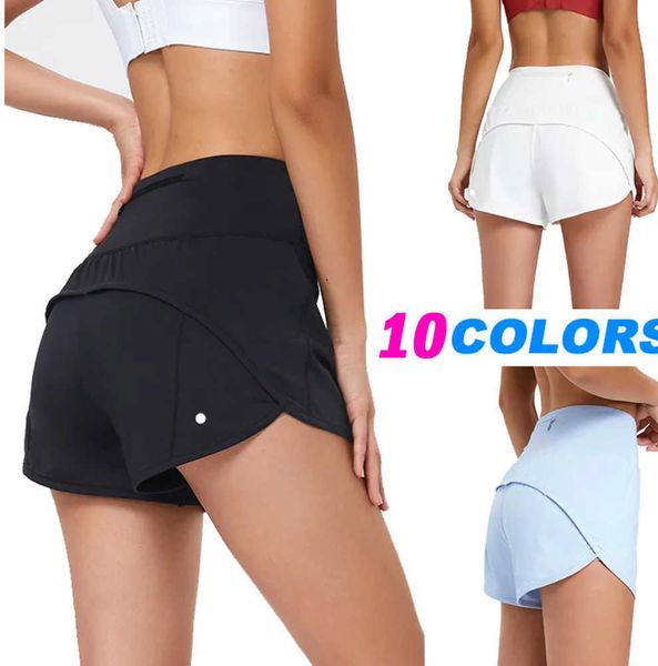 Shorts for Women Yoga Outfit Set Set Womens Sport Hotty Hot Casual Fitness Koga Leggings Lady Girl Gym Werewwear Running With Zipper Pocket sul retro