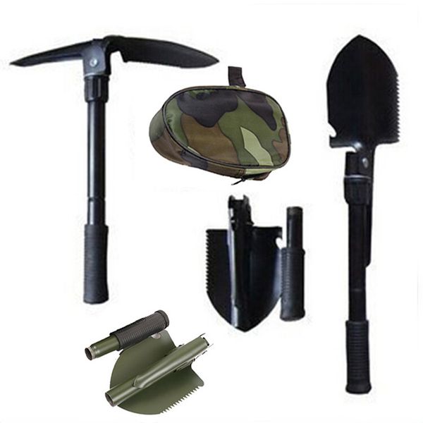 Outras ferramentas de jardim Mini Mini Camping Shovels Multifuncionais Mini Camping Sobrevivência Pocket Pocket Aluminium Allace 230821