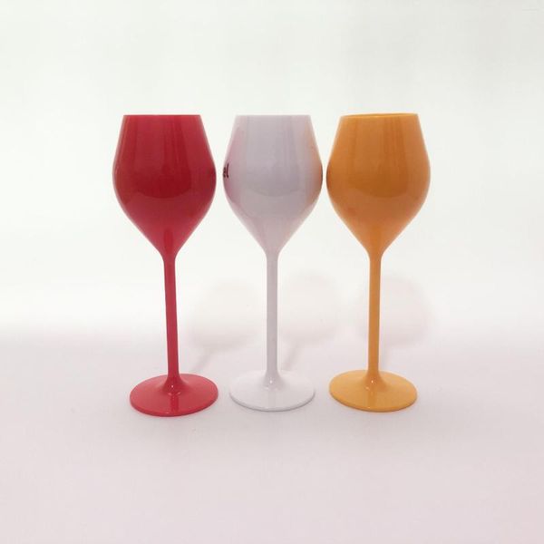 Bottiglie d'acqua 2 pezzi Cocktail Champagne Car PC Glass Glass Plastic Red Vino Red Eco Friendly Acrilic Cup