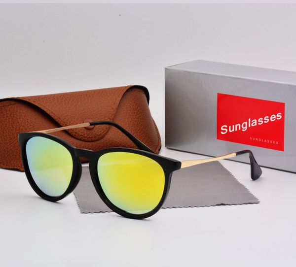 Дизайнерские солнцезащитные очки Высококачественное 4171 Бренд Солнцезащитные очки Женщины мужчины Эрика Модель для мужчины Женщина Поляризованная линза UV400 ENS