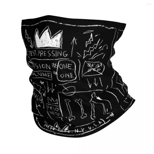 Bandanas basquiates arte bandana winter pescoço mais quente homens de vento, lenço de face para caminhada para a cabeceira da cabana