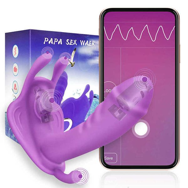 Massaggiatore 10 velocità vibratore dildo per donne masturbatore anale stimolazione clitoride app telecomando mutandine sexy adulti sextoy