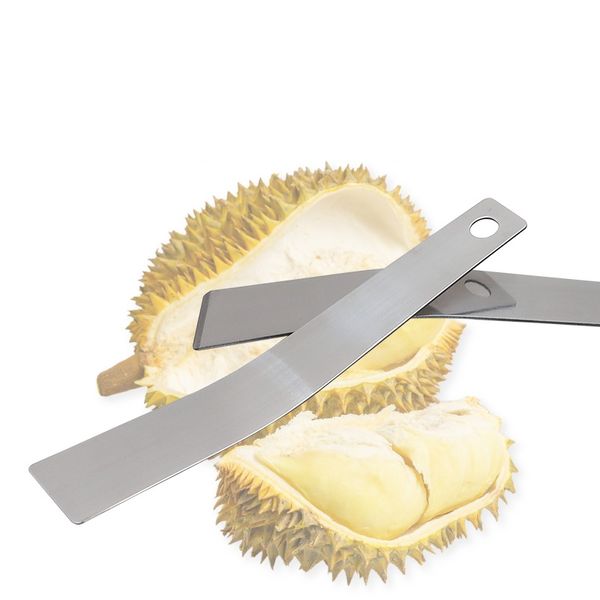 Entrega do comerciante de frutas Durian Peel Tool Machete Pomelo Peel Fruit Knife Aço inoxidável Faca durian