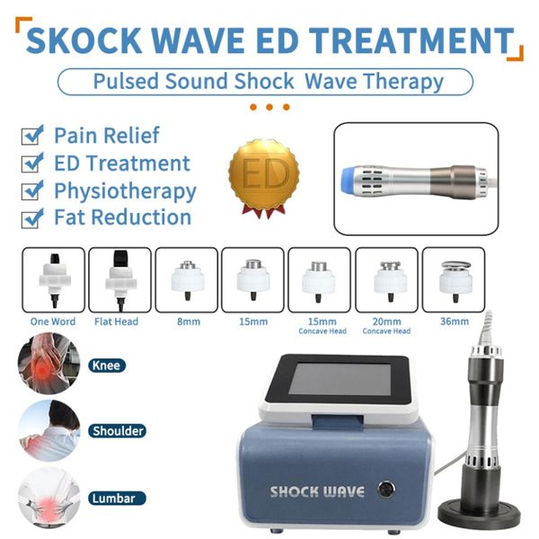 Outros equipamentos de beleza Smartwave Low Power Shocke Wave para tratamento ED Estético Radial Acoustic Shockwave Therapy Pain Treat179