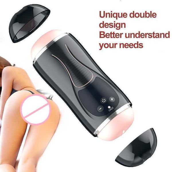 Massageador masculino masturbação copo automático sucção boquete pusssy adulto ferramenta real vagina vibrador para homem mastubators máquina