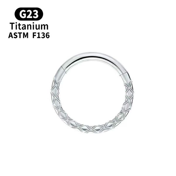 Helix Piercing Labret Cartilagine CZ Clip G23 Clicker Trago Orecchini Titanio Zircone Anello al naso Polsini per l'orecchio Gioielli per il corpo