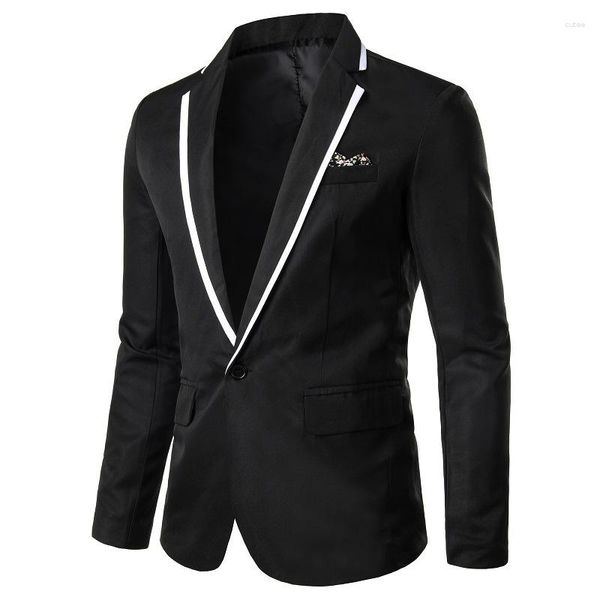 Herrenanzüge TPJB Herbst Herbst Männer Blazer Mode Slim Casual für Pink/Schwarz/Weiß One Knopf Herrenanzug Jacke Oberbekleidung männlich 5xl