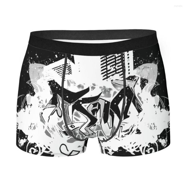 Underpants City Graffiti Hip Hop Cotton Höschen Mann Unterwäsche Sexy Shorts Boxer Slips