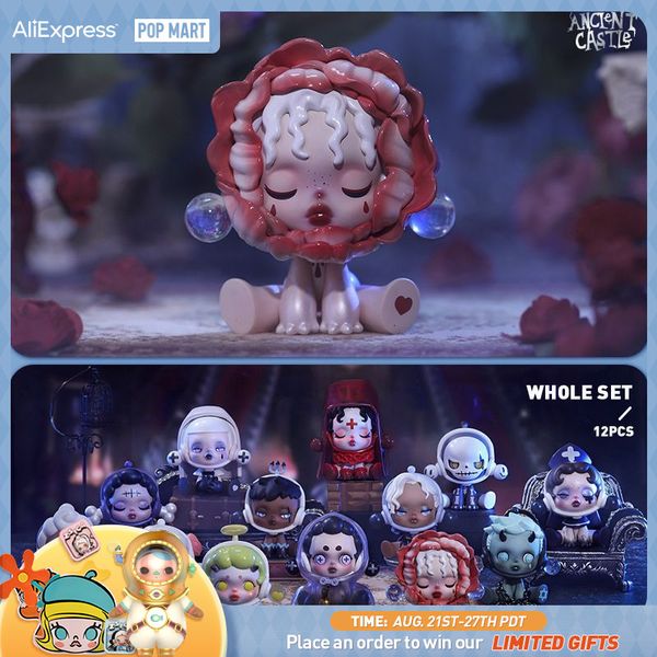 Kör Kutu Pop Mart Skulpanda Ancient Castle Serisi Gizem Kutusu 1pc12pcs Koleksiyon Sevimli Kör Kutu Kawaii Oyuncak Figürleri 230821