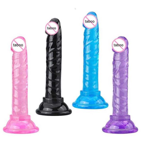 Mini geléia vibrador para mulher pequeno pênis otário cristal transparente tpe loja feminina