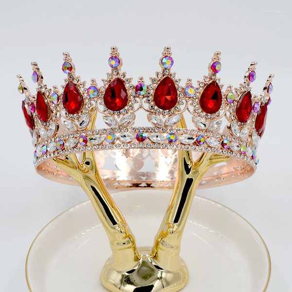 Haarklammern Hochzeit Tiara Zirkon Geburtstag Kronschmuck für Frauen Diadem Kristall Braut Luxus 2023 Stirnband Schmuck Geschenk