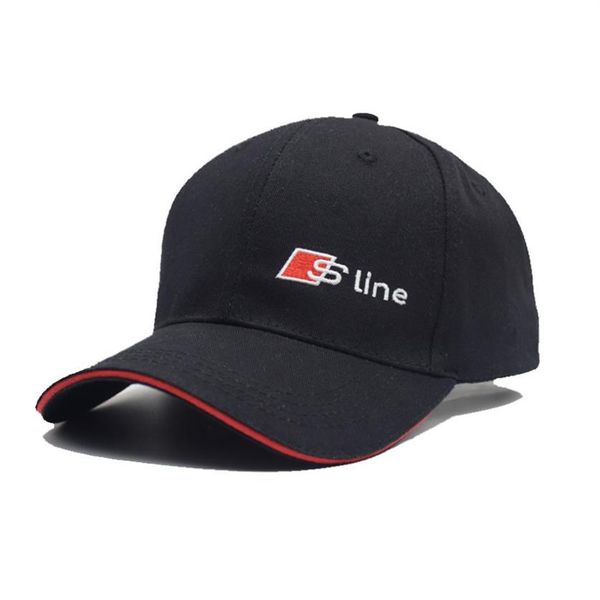 Sline Logo Baseball Cap RS Speedway Hat Racing Moto GP Speed ​​Car Caps Männer und Frauen Snapback für Audi Fans Sommer S Line Hats2811