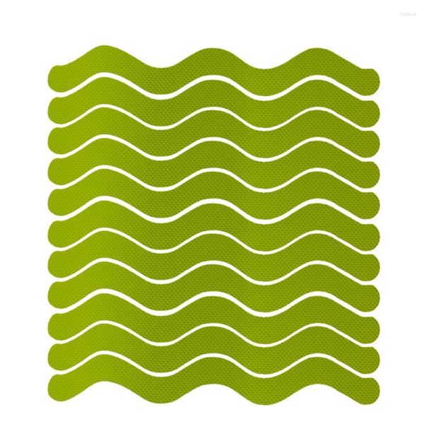 Badmatten Anti-Schlupf-Streifen S wellenförmige Duschkleber farbige Nichtsicherheit für Badewanne Treppe Fußboden Haus