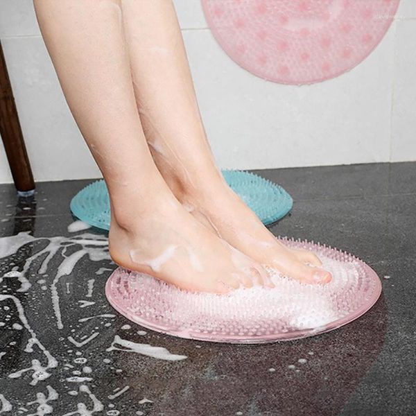 Badmatten Guret Multifunktionale Matte auf dem Boden Nicht-Schlupf für Badezimmerteppich mit Silikonsaugne-Tassenzubehör
