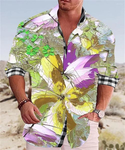 Camicie casual maschile 2023 Primavera ed estate Tops Poker Graffiti Shirt Fashion Trend ALTA QUALITÀ COMUNICA TEGNO COME COMUNICA SUCCESSIONE