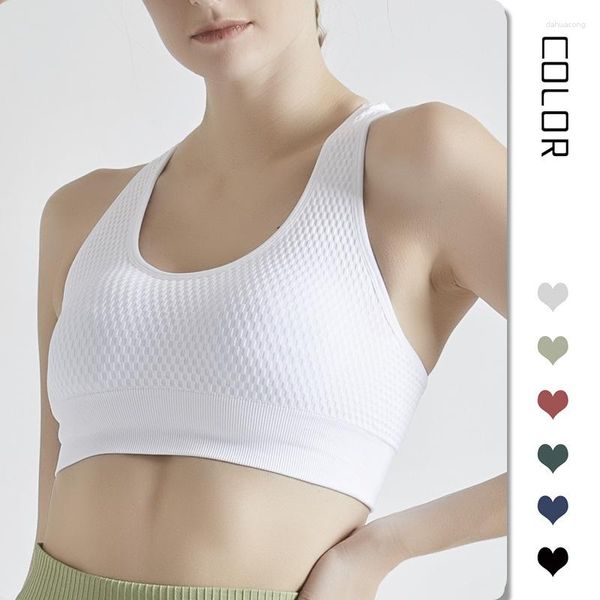 Yoga Roupet Summer Women Women Gym Bra Tops Tops Breathable Sports Sports Sports Sports Soldados Sexy Sexy Ladies Athletic Push Up Fitness Clothing