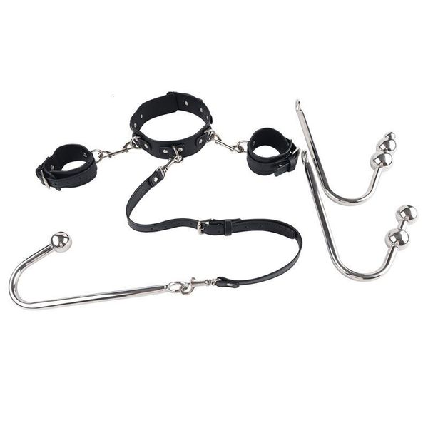 BREVE MANGIARE ANCA CHE ANCA BDSM Hancuffs e giocattoli sessuali per il collare per uomo Domande in metallo Castità del sedere BDSM Coppia gay 230821