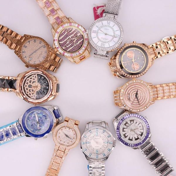 Vendita di orologi da polso !!! Sconto melissa ceramica cristallo strass di strass da uomo orologio da donna in giappone mov't hous metal braccialetta del braccialetto