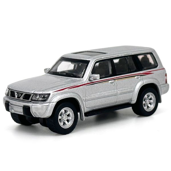 Dascast Modell 1 64 Skala Paudi Nissan Patrol 1998 Y61 Miniatur -Spielzeugauto Fahrzeug 230821