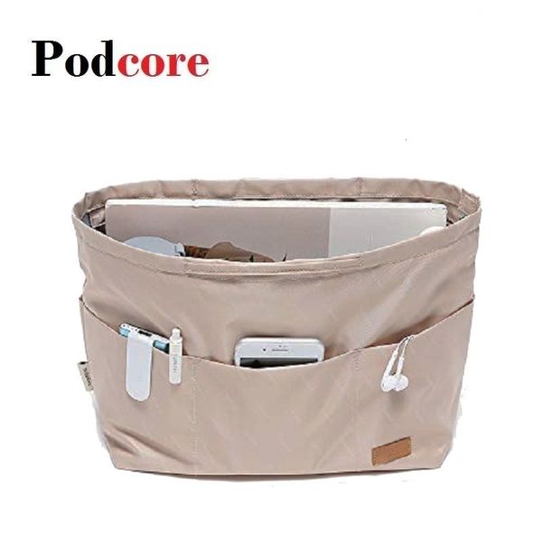 Borse cosmetiche custodie in nylon Organizer per le donne inserti di fodera per borse di lusso 230821