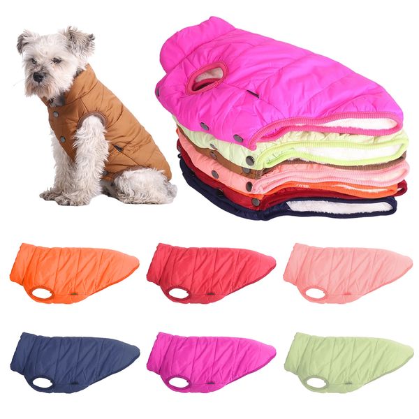 Hundekleidung gepolstert Big Dog Down Jacke Winter warme Haustierkleidung für große Hunde Fleece Welpe Weste kleiner Hundebel Französisch Bulldog Pudel Kostüm 230821