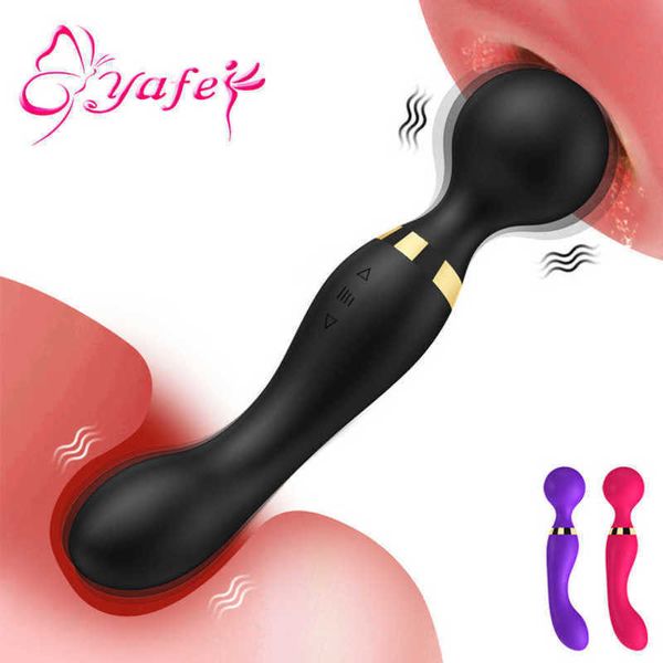 Vibradores de varinha poderosa para mulheres vibradores av vibrador mágico g ponto massageador clitóris estimulador grande adulto 18