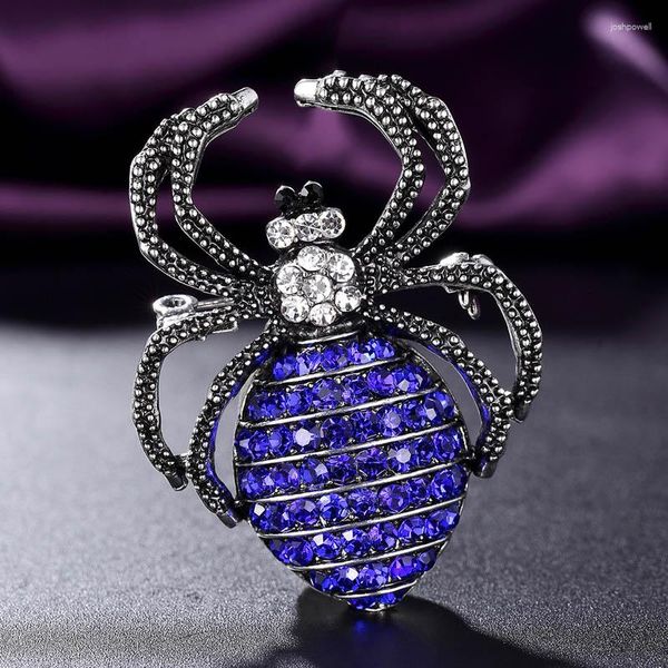 Spille zlxgirl marchio di gioielli Crystal Opal Spider Fashi