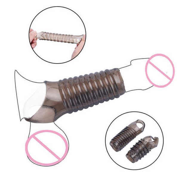 Massager Strap On Men için Horoz Üzerinde Erotikdelay Loop Dildo Ejacülasyon Yetişkin Yetişkin Vibratör Mağazası