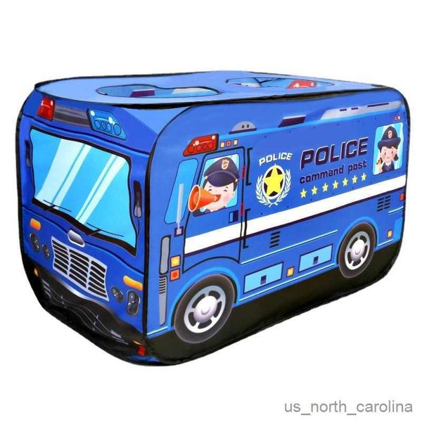 Tende giocattolo Tenda per bambini Tenda da gioco pieghevole per esterni Camion dei pompieri Tenda da gioco per auto Gioco da esterno per interni senza palla Regalo di compleanno nuovo R230830