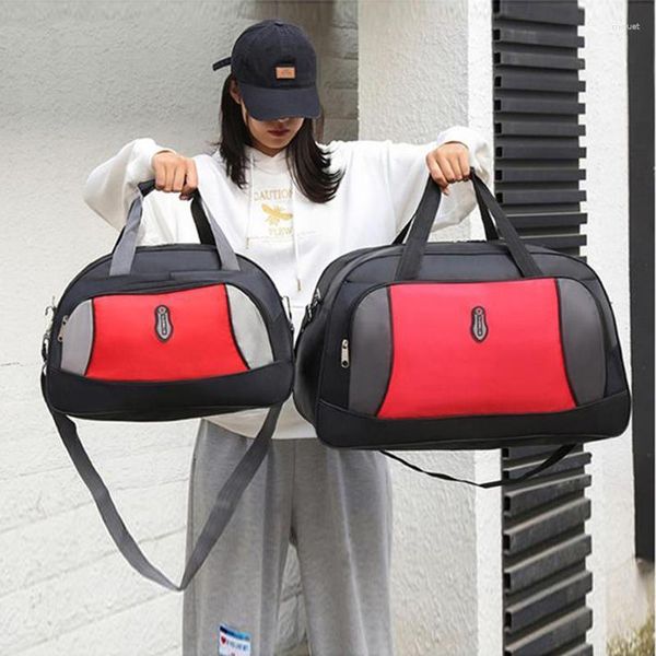 Duffel Bags 2023 Men Bolsa de viagem Bolsas femininas Bolsas de bagagem Organizador de gadgets dobráveis ​​Organizador de grande capacidade Acessórios de férias de armazenamento