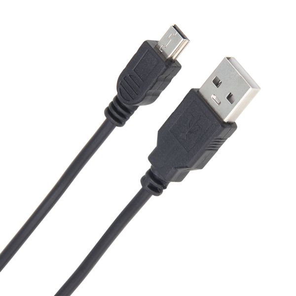 1M Mini 5 -контактный синхронизированный зарядный провод зарядного зарядного устройства для контроллера Sony PS3 Connect Line