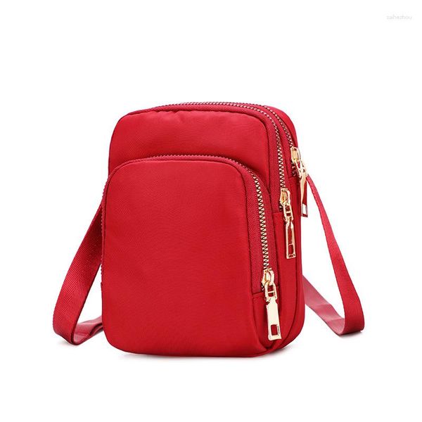 Bolsas de noite 3 camadas mini mulheres mensageiro de ombro bola crossbody phone feminino moda pequeno celular para menina corea japonesa