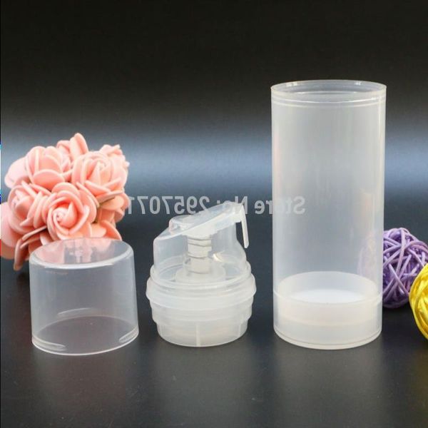 30ml 50ml 150ml de bomba de vácuo sem ar vazio garrafas transparentes garrafas líquidas de maquiagem para mulheres 200pcs/lote dhl gwtqt