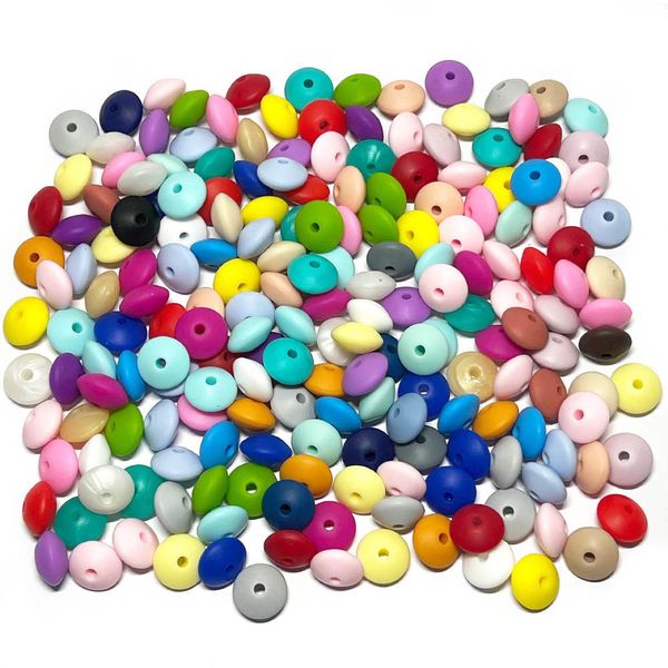 TETHETER POTENZIONI Bobobox 100pcslot perle silicone distanziatore a sfera rotonda per gioielli che producono collana per bambini fai -da -te giocattolo per teether 230822