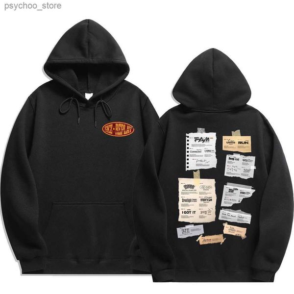 Erkek Hoodies Sweatshirts Sokak Çocukları Hoodie Kpop Moda Skz Tekrar Giyim Kadın Yün Sonbahar Kış Hoodie Harajuku Sweatshirt Kore Y2K Giyim Q230822