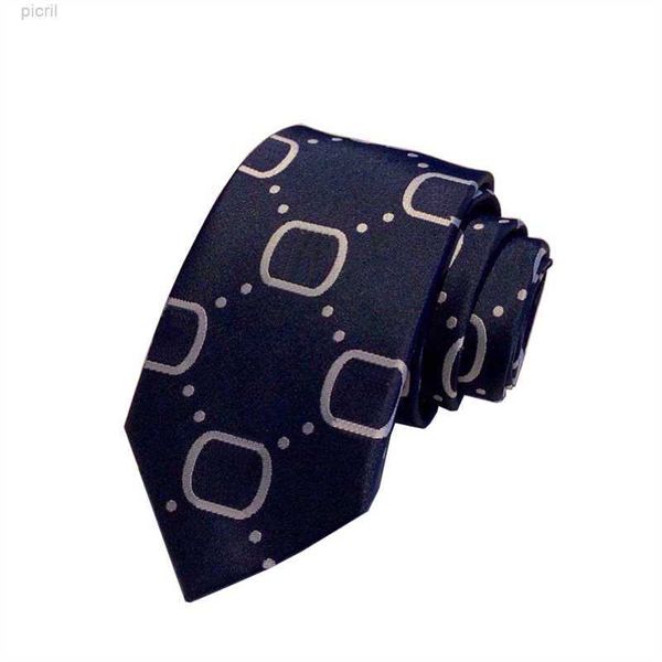 Designer Men's Tie de seda de seda listrada tirada listrada gravata borboleta letra masculina g colar 2 cores