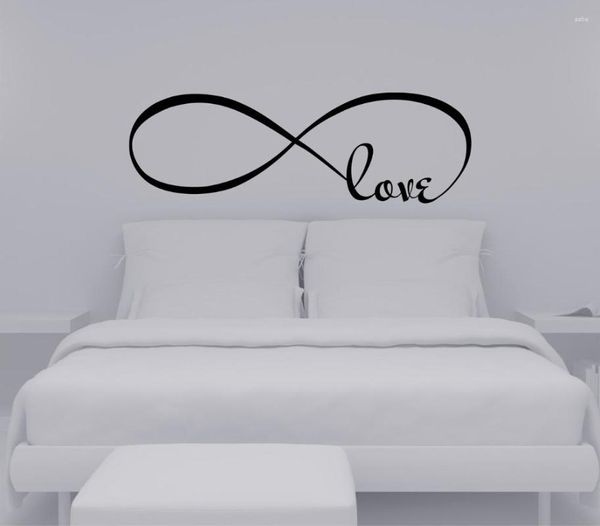 Wandaufkleber Abnehmbares DIY Large Infinity Symbol Love Zitat Home Decor Room Sticker Art IC602734