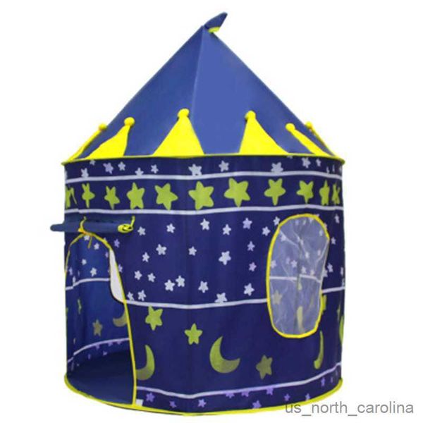 Tende giocattolo Tenda da gioco Tenda pieghevole portatile pieghevole Bambini Boy Cubby Play House Regali per bambini Tende giocattolo da esterno Castello R230830