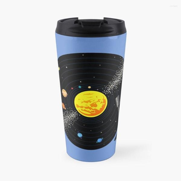 Su Şişeleri Güneş Sistemi Kayıt Seyahat Kahve Kupa Vintage Cup