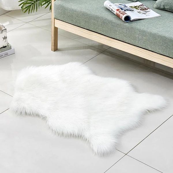 Tappetini da bagno tappeto a forma irregolare tappeto peluche studia tappeto da bagno assorbente pad del piede soggiorno vetro decorativo