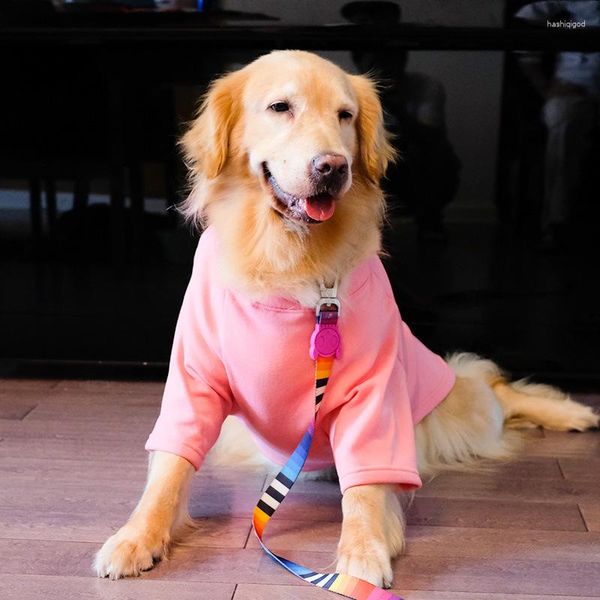 Abbigliamento per cani vestiti per capelli dorati maglione sottile Labrador samoye medio e cani di grande animali domestici grandi cappotti invernali autunnali antipasti