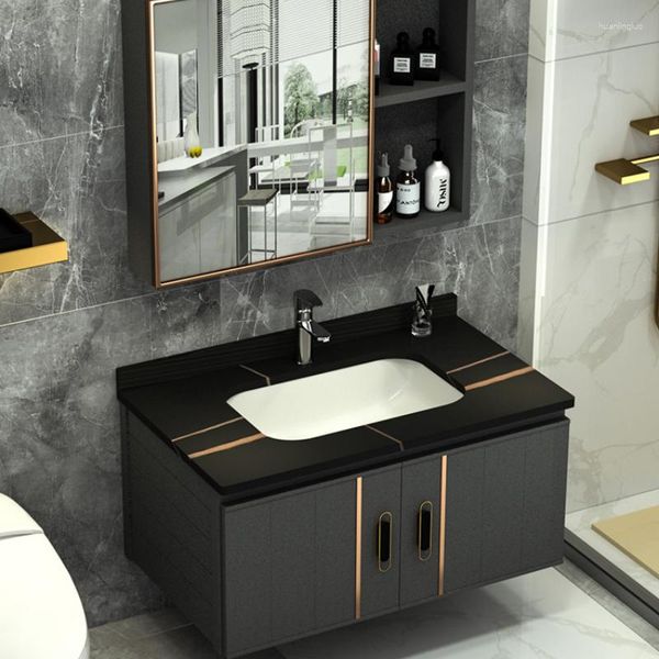 Accessorio per bagno Set roccia roccia spaziale in alluminio in lega per bagno lavello combinato