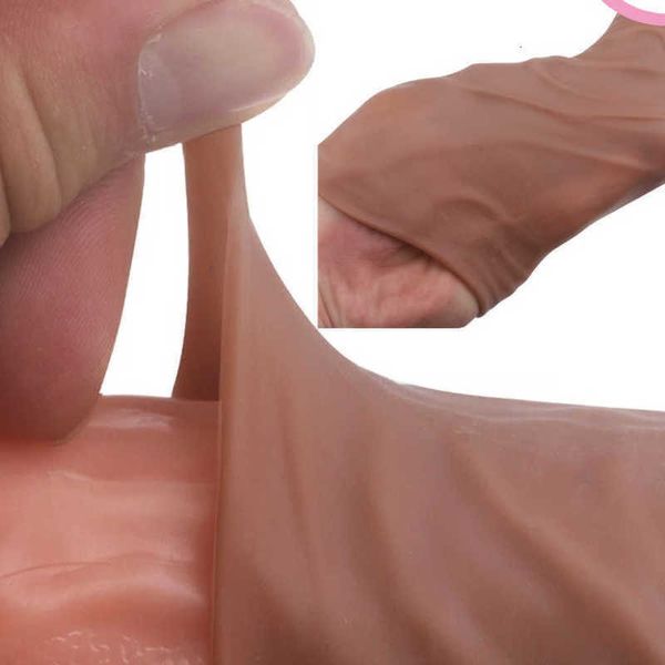 Massageador acessórios eróticos silicone extensão do pênis manga peniana ampliador atraso ejaculação casais para homens vibrador realçador