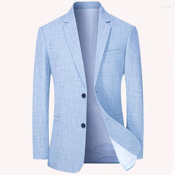 Ternos masculinos 2023 Jaqueta de terno Blazers finos Spring Autumn Business Business Casual Men Rouse Blazer Hombre Casacos