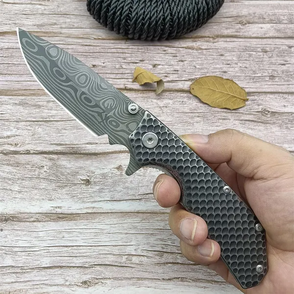 Vahşi Domuz Strider Bıçağı SMF Cep Katlanır Bıçak 7CR13 Blade 420 Sap topu Yatak Kamp Taktik Avcılık Balıkçılık EDC Surval Bıçak Araçları 537 940