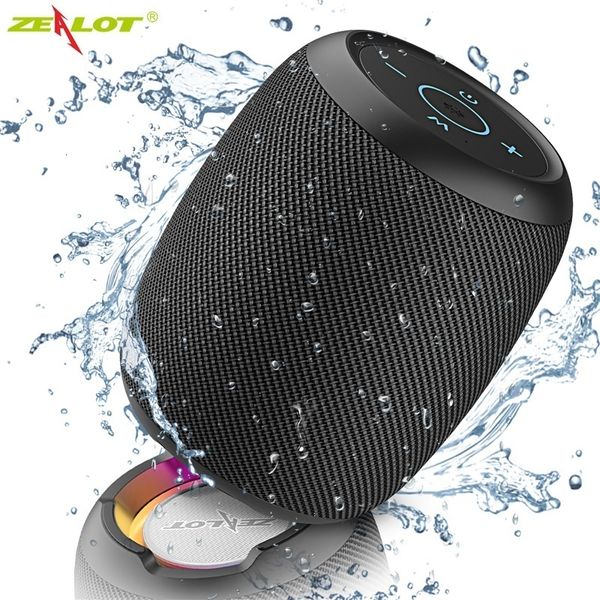 Портативные динамики Zealot S53 Mini Bluetooth -динамик беспроводной колонны водонепроницаемые Hifi без потерь.