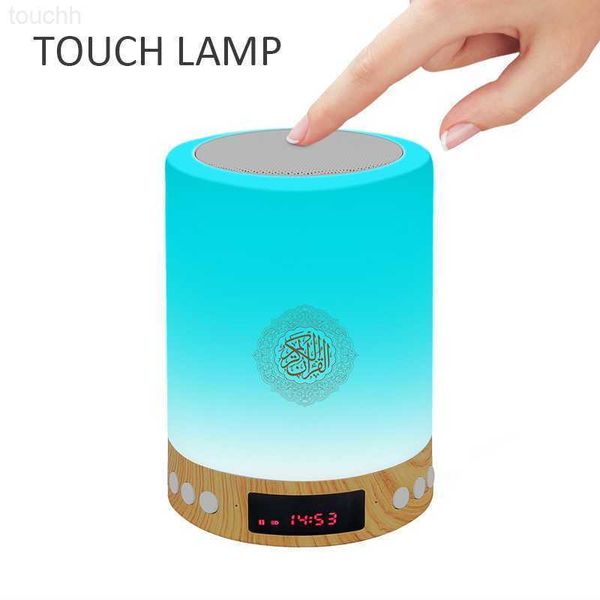 Tragbare Lautsprecher SQ-515 Wireless Bluetooth Muslim Islam Touch Lampe Nachtleuchte Azan Wecker Mp3 Coran Spieler Koran Y2212 L230822