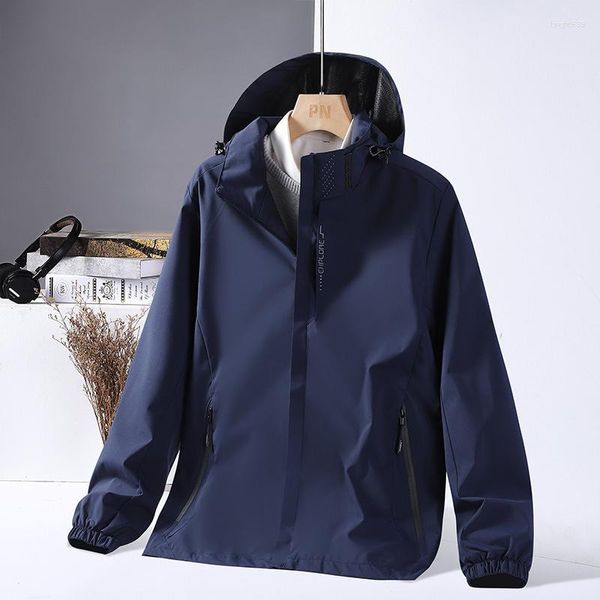 Giacche da uomo 2023 Spring e autunno Stile sottile Cappotto Waterproof Offroproof Sports Outdoor Coppia Casual Giacca casual