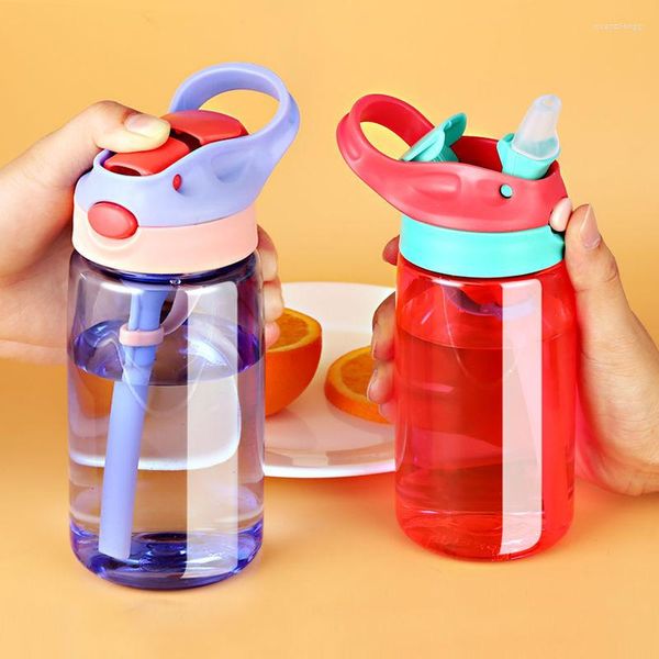 Wasserflaschen Kinder Duckbill Cups Stroh Sommerbaby Grundschüler Kindergärtnerschulen Herbst Vorbeugung