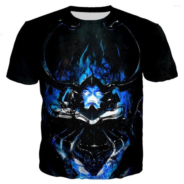 Herren T-Shirts Anime Solo Level 3D-gedrucktes T-Shirt Männer Frauen Mode Casual Cooler Harajuku-Stil T-Shirt Streetwear Übergroße Tops T-Shirts